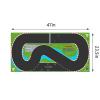 RC Car Drift Pad, Portable Tabletop Mini RC Car Race Track Mat for 1/32 1/43 1/64 1/76 Hot Wheels Models (47 * 23.5 in) view 2