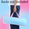 (4PCS) Mahjong Rack, +Multi-Functional Storage Bag+A Set of Scoring Card Rules,21 x 6.5 x 2 Inch, Fits 8 Racks (Blue and Pink Set) view 4