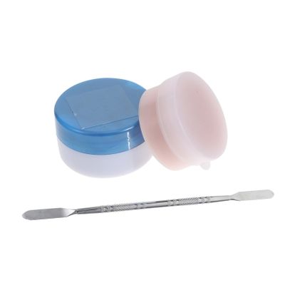 Holibanna Halloween Scar Wound Wax Kit with Skin Wax Fake Blood Plaster and Spatula Set for Special Effects Makeup 3pcs Including for Zombie and Horror Costume Makeup Random Color