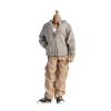 LINJXCMUXU 6 inch Action Figure Colthes,3 Pieces Set,Casual Jacket,Vest and Pant,Miniature Clothing for Male Action Figures,1:12 Scale Figure Doll Clothing Suit. (Gery,White and Khaki) view 2