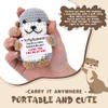 LYBHFCFC Handcrafted Crochet Sea Otter Desk Decor for Husband, Romantic Keepsake, Anniversary & Valentine's Day Novelty Office Gift view 2