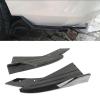 Car Rear Bumper Lip Splitter for Infiniti JX 2012-2013, 2 Pcs Side Fin Fenders Protector Anti Scratch Wrap Angle Spoilers, Car Accessories,Carbon Fiber Black view 1