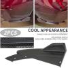 Car Rear Bumper Lip Splitter for Infiniti JX 2012-2013, 2 Pcs Side Fin Fenders Protector Anti Scratch Wrap Angle Spoilers, Car Accessories,Carbon Fiber Black view 4
