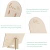 Hemoton Wooden Sonogram-inspired Picture Frame with Stand and Clip, First Photo Frame Nursery Dcor, Dual-sided Keepsake Sign for Birth Announcement view 3