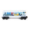 Whittle Shortline Railroad 250th Anniversary America Wooden Train Car Commemorative USA Wooden Railway Car, Compatible with Major Railway Systems, Handcrafted Hardwood Toy Train view 1