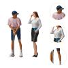 Amagogo 1/64 People Figure Micro Landscape Figure Sand Table Ornament Mini Golf Player view 3