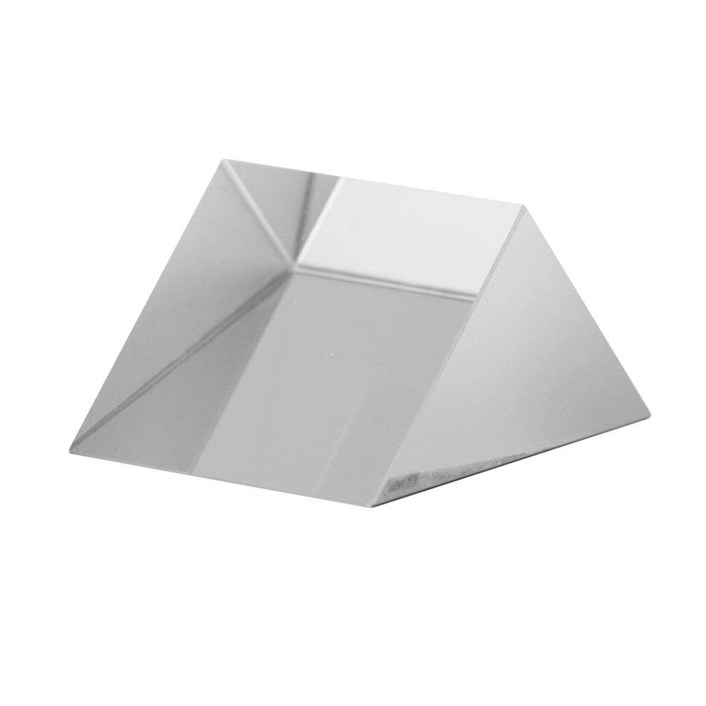 Garosa Triangular Optical Glass Prism K9, Unique Design Teaching Tool for Children, 15x15x15 Mm and Enhanced Light Refraction (15 * 15*)