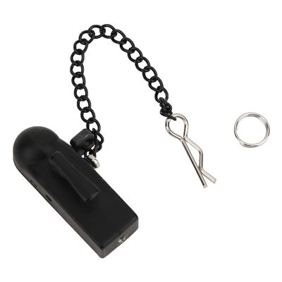 Alomejor Black Metal Trailer Buckle, RC Crawler Car Connection Component with Split Design, Easy to Install, Fit for 90046 90047 1 10 Scale (Black)