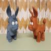 3D Printed Articulated Donkey view 1
