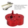 Alomejor Gear Box, Aluminum Alloy Upgrade Part for WPL D12 Remote Control Truck, Enhanced Rear Drive System for Better Performance and Durability (Red) view 3
