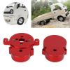 Alomejor Gear Box, Aluminum Alloy Upgrade Part for WPL D12 Remote Control Truck, Enhanced Rear Drive System for Better Performance and Durability (Red) view 4