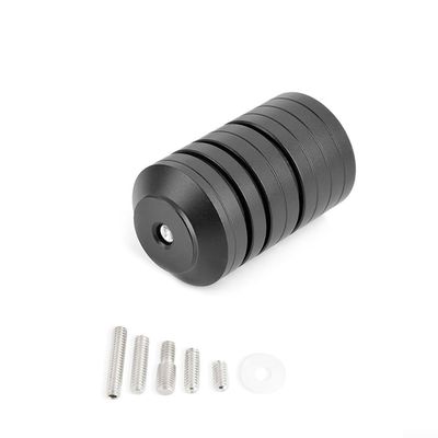 Vasiumic Screws Bow Counterweight Kit Compound Recurve Bows Balance 4-piece Weights (280g / 9.88 oz) with Steel Spacers(Black)