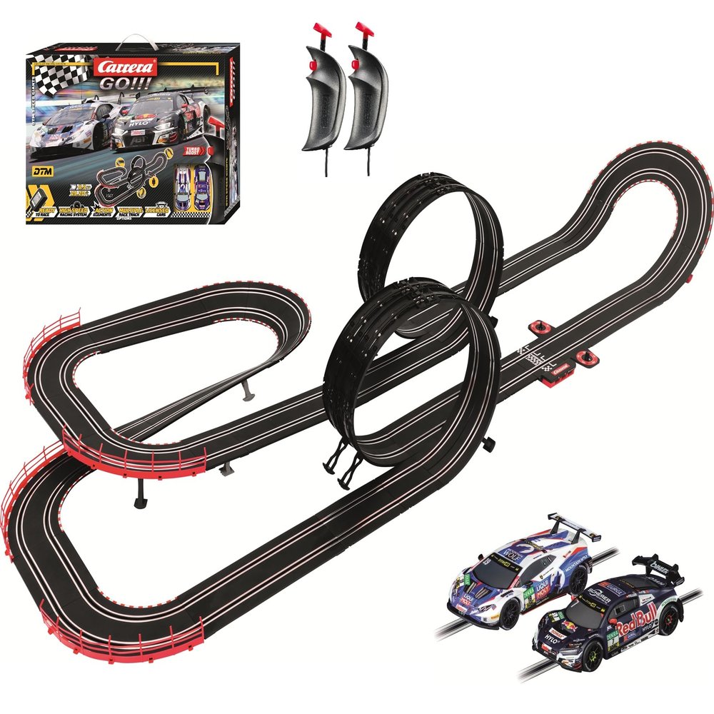 Carrera GO DTM Speed Giants Slot Car Race Track Set Loop Racing