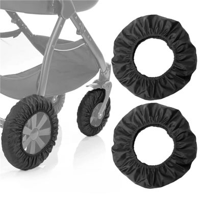 Stroller Wheel Covers 8Piece Dust Covers Compatible with Baby Stroller Dustproof Wheelchair Protector Pushchair Wheel Cover Kindergarten Accessories for Toddler Car(ColorB)