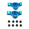 4Pcs Metal Front and Rear Upright Knuckle Arms Steering Knuckle Set for Tamiya TT02 TT-02 1/10 RC Car Upgrade Parts view 2