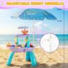 Eterfun 3-Tier Outdoor Water Sand Play Table Beach Toys, Summer Splash Activity Sensory Table Party Birthday Gift for Kids 3 4 5 6 7(Purple) view 3
