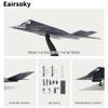 Eairsoky 1:72 Scale F117 Nighthawk Model Metal Stealth Attack Die-cast Aircraft Models for Collection or Gift view 3