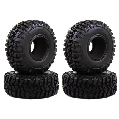 115x45mm 1.9" Rubber Tires Compatible With 1:10 RC Rock Crawlers, II, And Similar Models