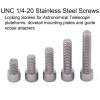 5pcs/Set 1/4inch Astronomical Telescope Locking Screws UNC1/4-20 Stainless Steel for Mounting Plates Astronomical Telescope Part(31.7mm) view 3