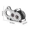 Ultra Light Portal Transmission 48P Carbon Tiny Gearbox 29g with Slidable Shim for Axial Capra F9 AR45 Vanquish F10 Portal Axle LCG Chassis (Silver) view 3