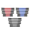 COMODO 6-Pack Aluminum Rod Arm Set with Rod Ends for 1/10 Scale Hoss 4WD RC Cars Front Rear Steering Linkage Replacement(Black) view 2