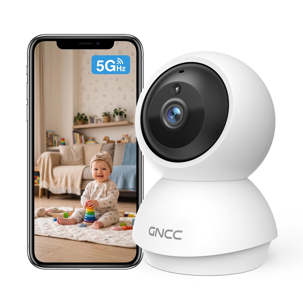 Baby Monitor,5G WiFi Baby Monitor with Night Vision and APP, Cry Detection
