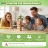 Hi-Q Tumbling Tower Blocks - 48 Piece Wooden Stacking Toy, Classic Balance Tower Game - Stack Tower Game for Kids & Adults, Family Party Fun Block Stacking Game Ages 6+ view 3
