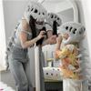 ANLMMTJ Dinosaur Skeleton CostumeSpinosaurus 3D Skeleton Design with Dinosaur Skull Mask and Plush Spine For Dress-Up,Parties (Orange, Extra Large) view 4