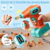 CUTE STONE 168Pcs Kids Tool Set with Electric Drill Toy, Building Kit view 3