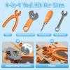 CUTE STONE 168Pcs Kids Tool Set with Electric Drill Toy, Building Kit view 4