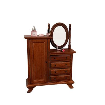 1/12 Scale Miniature Dollhouse Furniture,The Makeup Dressing Table Set