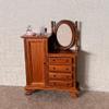 1/12 Scale Miniature Dollhouse Furniture,The Makeup Dressing Table Set view 2