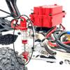 2pcs Metal Oil Shock Absorber Damper Compatible With H12Y H12Y+ 1/12 Scale RC Crawler Car Upgrade Parts(Black) view 2
