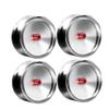 4pcs 1.9 Inch Beadlock Metal Wheel Rims Compatible With 1/10 Scale RC Crawler Models Like, MST view 1