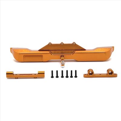 9Pcs Metal Rear Bumper Guard Upgrade Kit Compatible With 104010 104020 104026 Remote Control Cars For Collision Protection(Yellow)