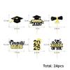 24PCS 2026 Graduation Cupcake Toppers, Class of 2026 Graduation Party Cake Decor Supplies, 2026 Graduation Cake Topper for University, College,High School, Middle School, Kindergarten(Style-1) view 2