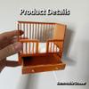 1/12 Dollhouse Furniture Wooden Bed Set for Mini House Decoration view 4