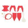 Yosoo Semi Finished Paper Cranes, Artificial Leather Soft DIY Ornaments for Wedding Party Car Decoration, with Complete Accessories for Mindful Gifts and Craft Projects view 1