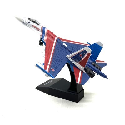 Enatuhter 1/100 Su 35 Super Side Position SU-35 Fighter Alloy Military Model Fighter Jet Model Plane Aircraft Decoration Ornament