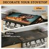 Dachshund Dog Pizza Multi-Design Stove Top Covers for Electric Stove, Heat-Resistant Protector Mat, Non-Slip Drying Rack 28"x20" Stove Burner Covers view 4