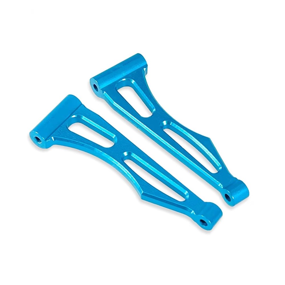 DIQYRS RC Parts Compatible with SCY 16101 16102 16103 RC Car Parts Accessories Aluminum Alloy Suspension Arm Rear Upper Sway Arms Upgrade(Blue)