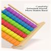 Color Stack Challenge Game, Wooden Color Ring Stacking Game with 60 Rings, Color Matching Puzzle Set for Family & Party (2set) view 4