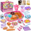 43 Pcs Animal Picnic Themed Tea Party Set for Little Girls & Toddlers view 1