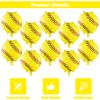 10Pcs 18 Inch Softball Balloons, Softball Shaped Foil Mylar Balloons, Softball Party Decorations for Birthday Senior Night Sports Theme Party Supplies view 3