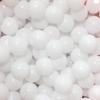 Dekeyoo Ball Pit Balls for Kids & Dogs Cats Pack of 100 - BPA Free, Crush Proof Plastic Balls for Ball Pit, Tent, Children's Toy Balls for Party, Ocean Balls 2.15 Inch White view 1