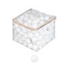 Dekeyoo Ball Pit Balls for Kids & Dogs Cats Pack of 100 - BPA Free, Crush Proof Plastic Balls for Ball Pit, Tent, Children's Toy Balls for Party, Ocean Balls 2.15 Inch White view 2
