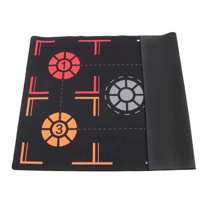 Basketball Training Mat, 2mm Rubber Dribbling Mat for Home Use, Skill Point Reminder for Kids