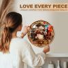 Wooden Puzzles for Adults, Wooden Pirate Cat Puzzle, Wooden Jigsaw Puzzles for Adults, Birthday for Puzzle Lover (M - 11.4 10.9 in - 185 pcs) view 3