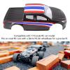 RC Car Body, Lightweight Protective PVC Cover, 1/10 Scale Truck Body, 26cm Wheelbase for RC Hobbyists Enthusiasts Racing Custom Builds view 3