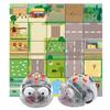 Basic Programming: See & Say Blue-Bot 2-pcs with Free Countryside Themed Floor Mat 75 x 75 cm - Wireless Coding Robotics Bundle Teaching & Learning Materials for Beginners view 1